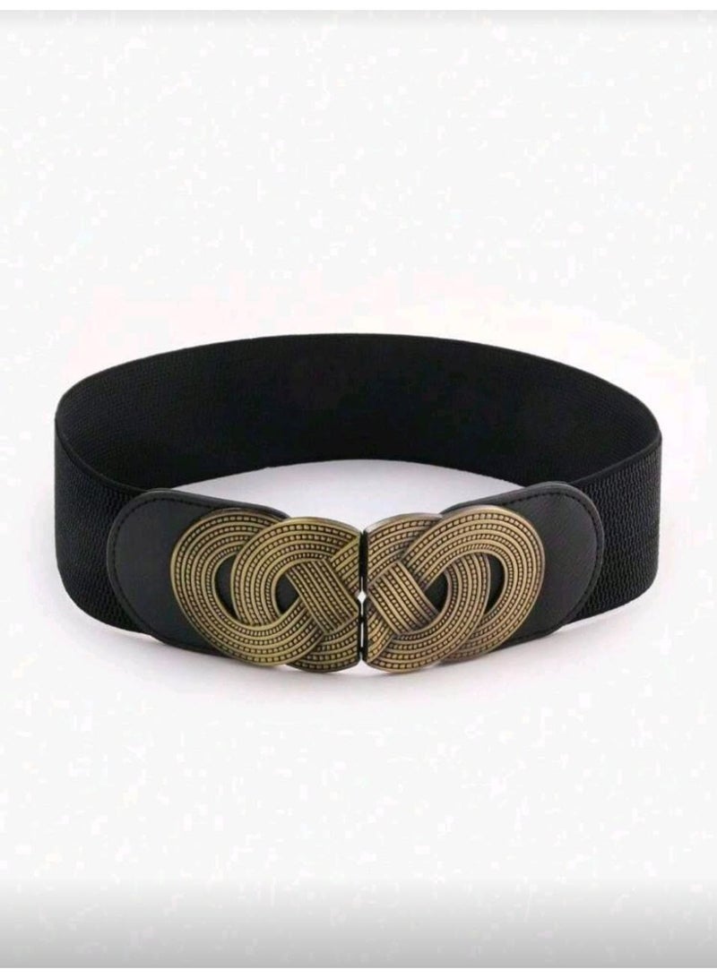 SHEIN-Women's Elastic Stretch Decorative Buckle Waist Belt - Image 2